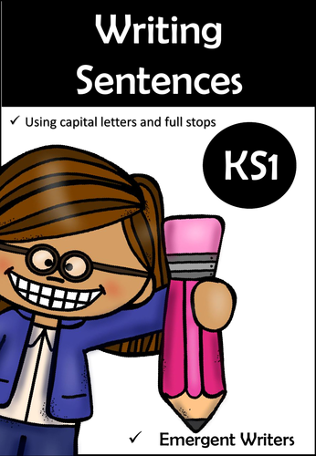 Writing Sentences using Capital Letters and Full Stops (Sentence Building Activities for EYFS/KS1)