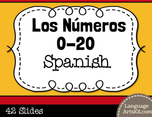 Present The Numbers 1 20 In Spanish Presentar Los N meros 1 20 