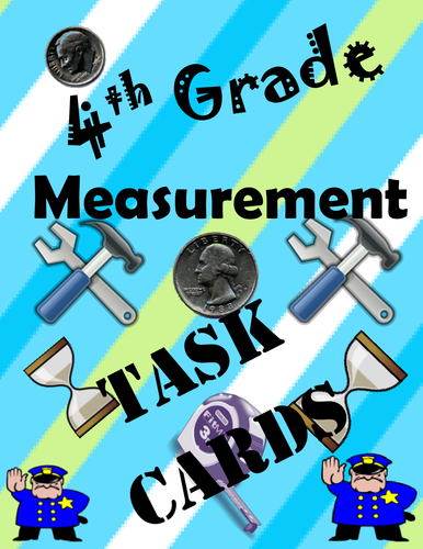 4th Grade Measurement Task Cards