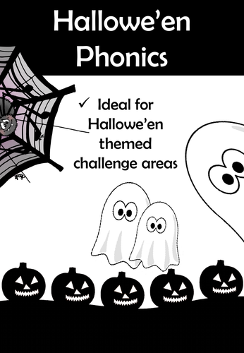 Halloween Phonics Tracing Workbook