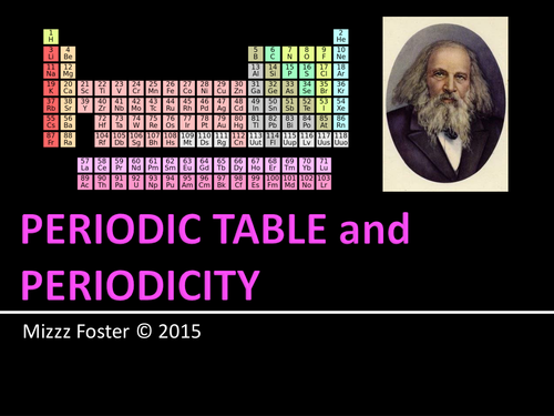 Periodic Table and Periodicity Power Point