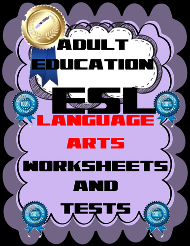 ESL Adult Ed-Language Arts Worksheets