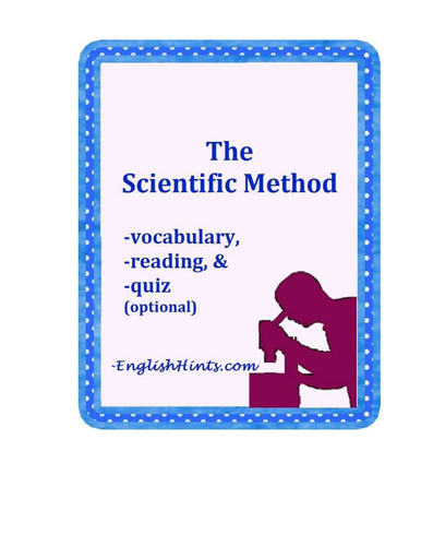 Scientific Method Vocabulary