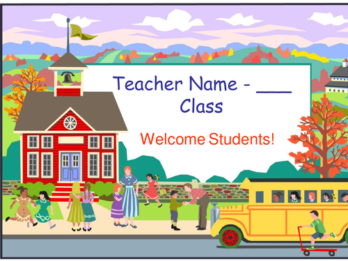 Welcome Back To School PowerPoint Template