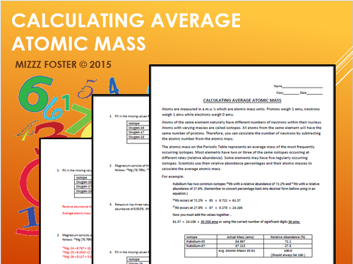Calculating Average Atomic Mass