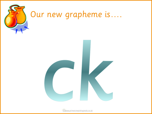 Phase 2  Letters and Sounds phonic resources: set 4  letters- ck e u r - powerpoint introductions