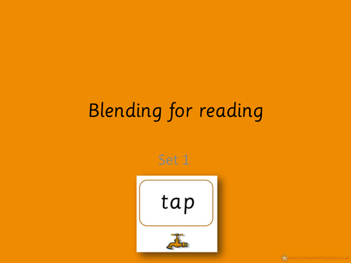 Phase 2 Letters and Sounds phonic resources: Blending for reading & sound buttons