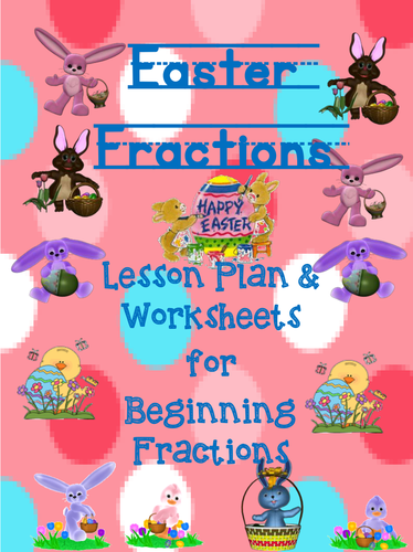 Kindergarten Fractions for Easter