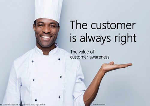The customer is always right: The value of customer service