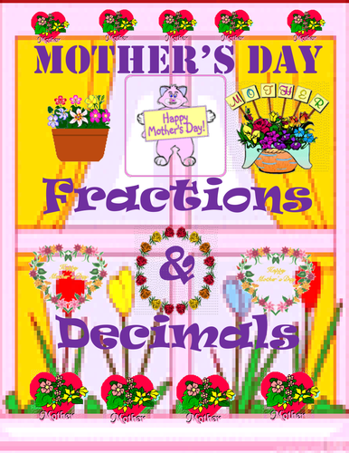 Fractions and Decimals for Mother's Day