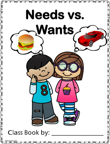 Class Book - Wants and Needs