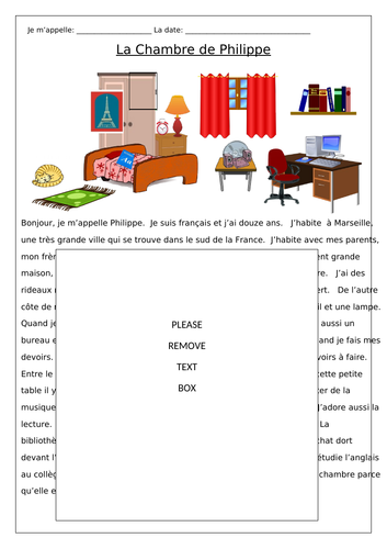 FRENCH - In My Bedroom - Dans Ma Chambre