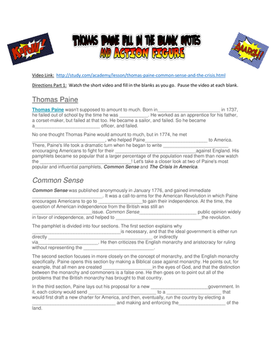 Thomas Paine Action figure