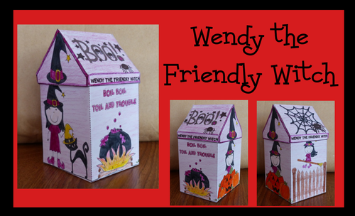 Hallowe'en Crafts - Wendy the Friendly Witch