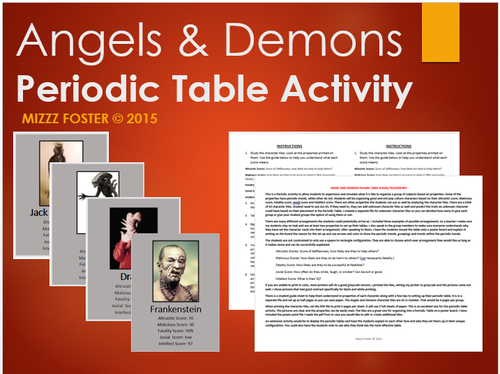 Periodic Table Activity: Angels & Demons