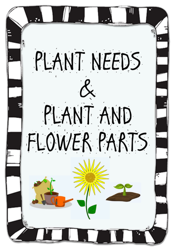 Plant Needs & Plant & Flower Parts - Activities