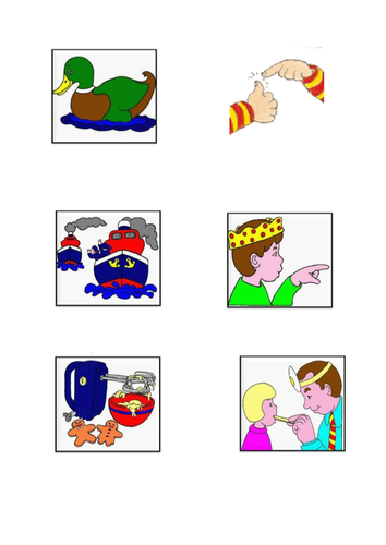 Jolly phonics pictures for blending practise