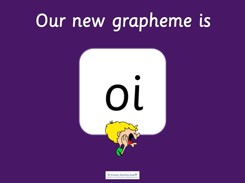 Phase 3 Letters and Sounds phonic resources: Graphemes oi ear air ure er powerpoints