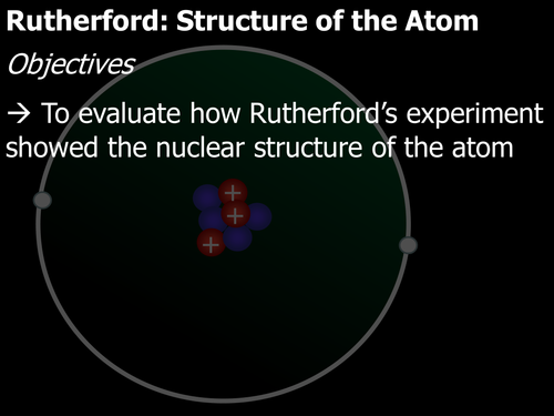 Rutherford's Alpha Scattering Experiment