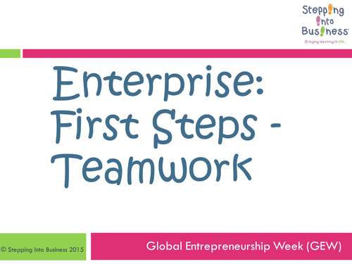 Enterprise First Steps - Global Entrepreneurship Week; Anti-Bullying Week