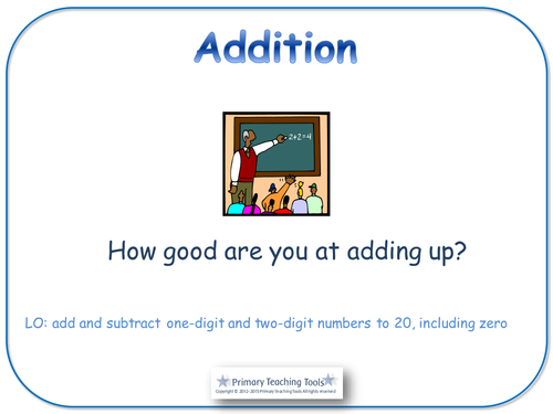 Year 1 Maths: Add and subtract 1 and 2 digit numbers