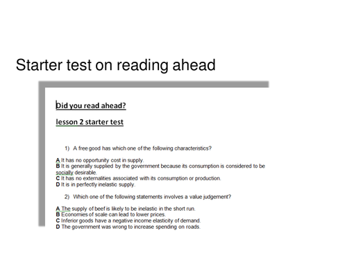 1.2 The nature and purpose of economic activity, eco resources, scarcity, allocation and economic pr