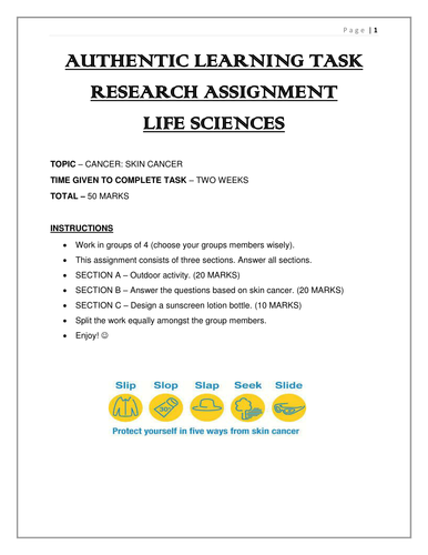 What is cancer activity answer key image