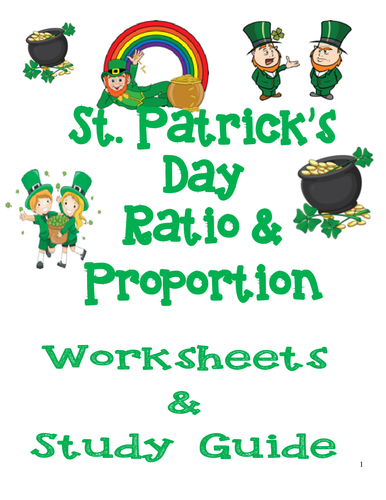 St. Patrick's Day Ratio & Proportion