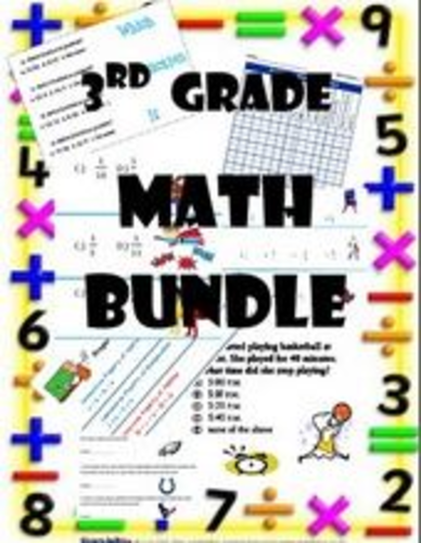 3rd Grade Math Bundle | Teaching Resources