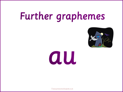 Letters and Sounds Phase 5 Phonic pack: graphemes au and ey Powerpoints