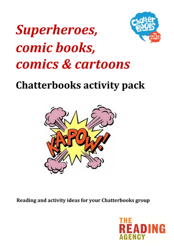 Comics and Superheroes reading group or book club pack