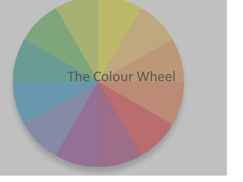COLOUR WHEEL (PART OF THE FORMAL ELEMENTS SOW)