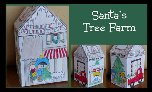 Christmas Crafts - Santa's Tree Farm