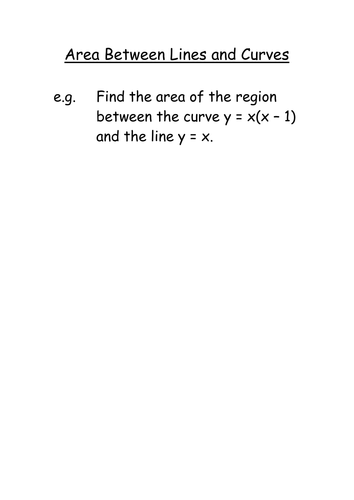 Integration and Trapezium Rule CORE 2 selection