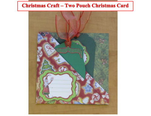 Christmas Crafts - Two Pouch Christmas Card
