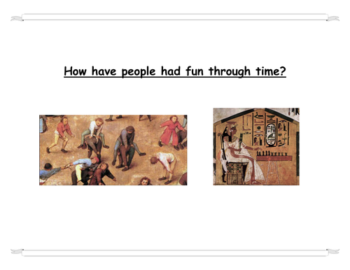 History of Fun Scheme of Work 