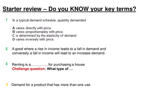 2.2 Price Elasticity of Demand - lesson 2