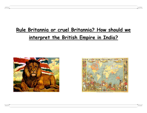 British Empire scheme of work SOW 