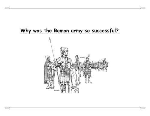 Roman Army Scheme of Work 