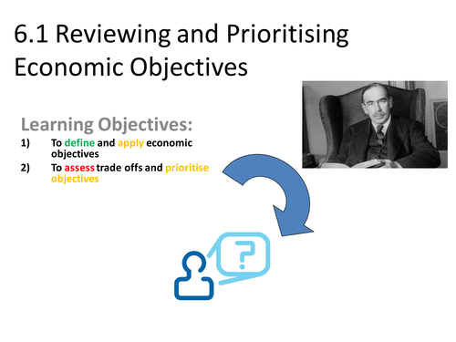 6.2 Reviewing and Prioritising Economic Objectives lesson 2