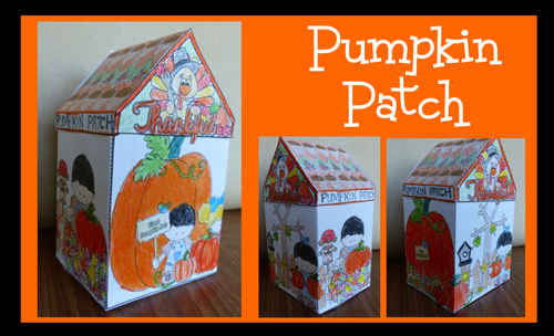 Thanksgiving Crafts - Pumpkin Patch