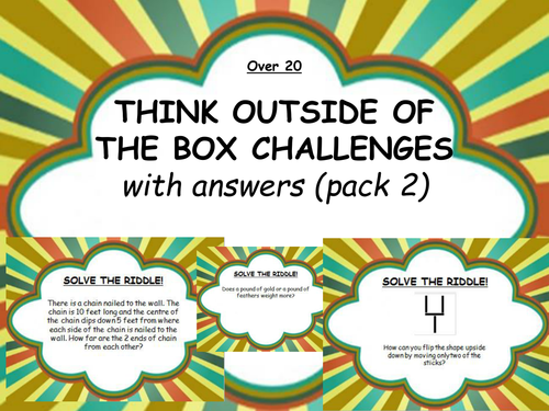 think outside of the box challenges