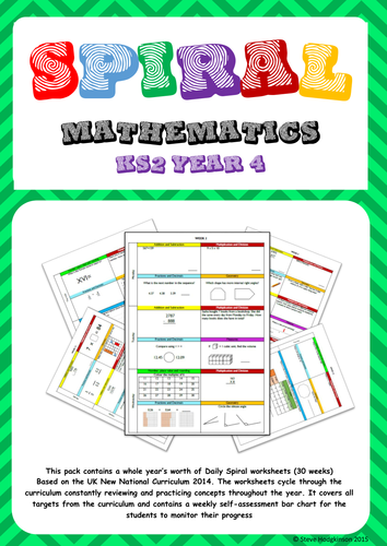 Daily Spiral Mathematics (Year 4)