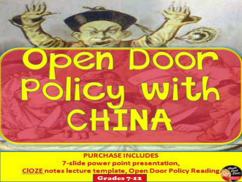 Open Door Policy With China Imperialism U S History