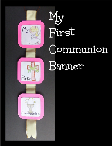 First Communion Banner