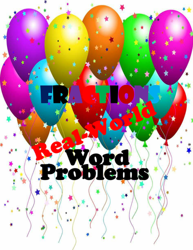 Real World Fraction Word Problems