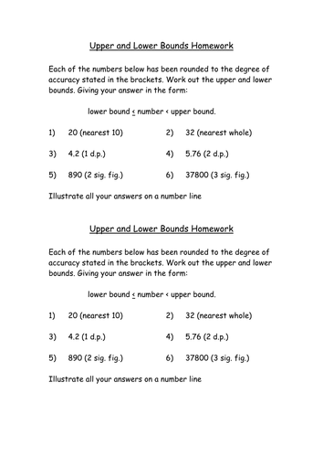 bounds homework