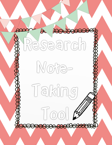 Research Note Taking Tool