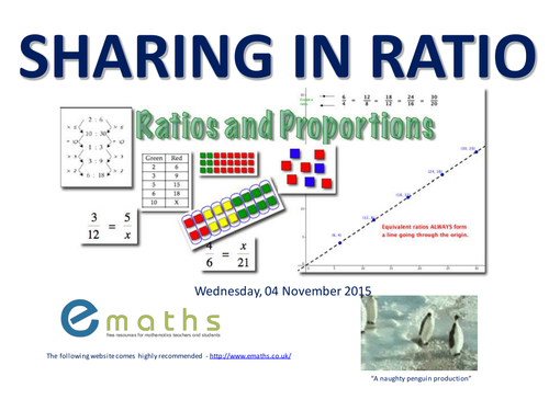 Sharing / Ratio