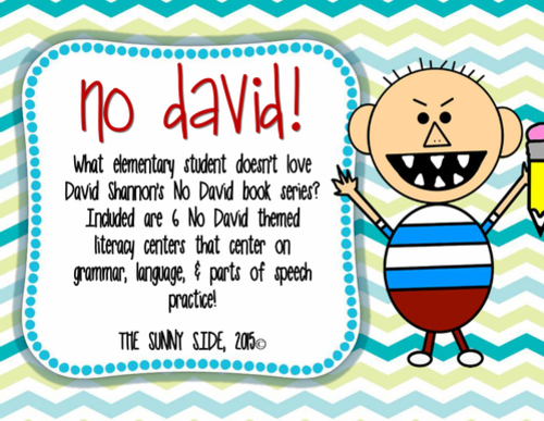 No David! Literacy Centers
